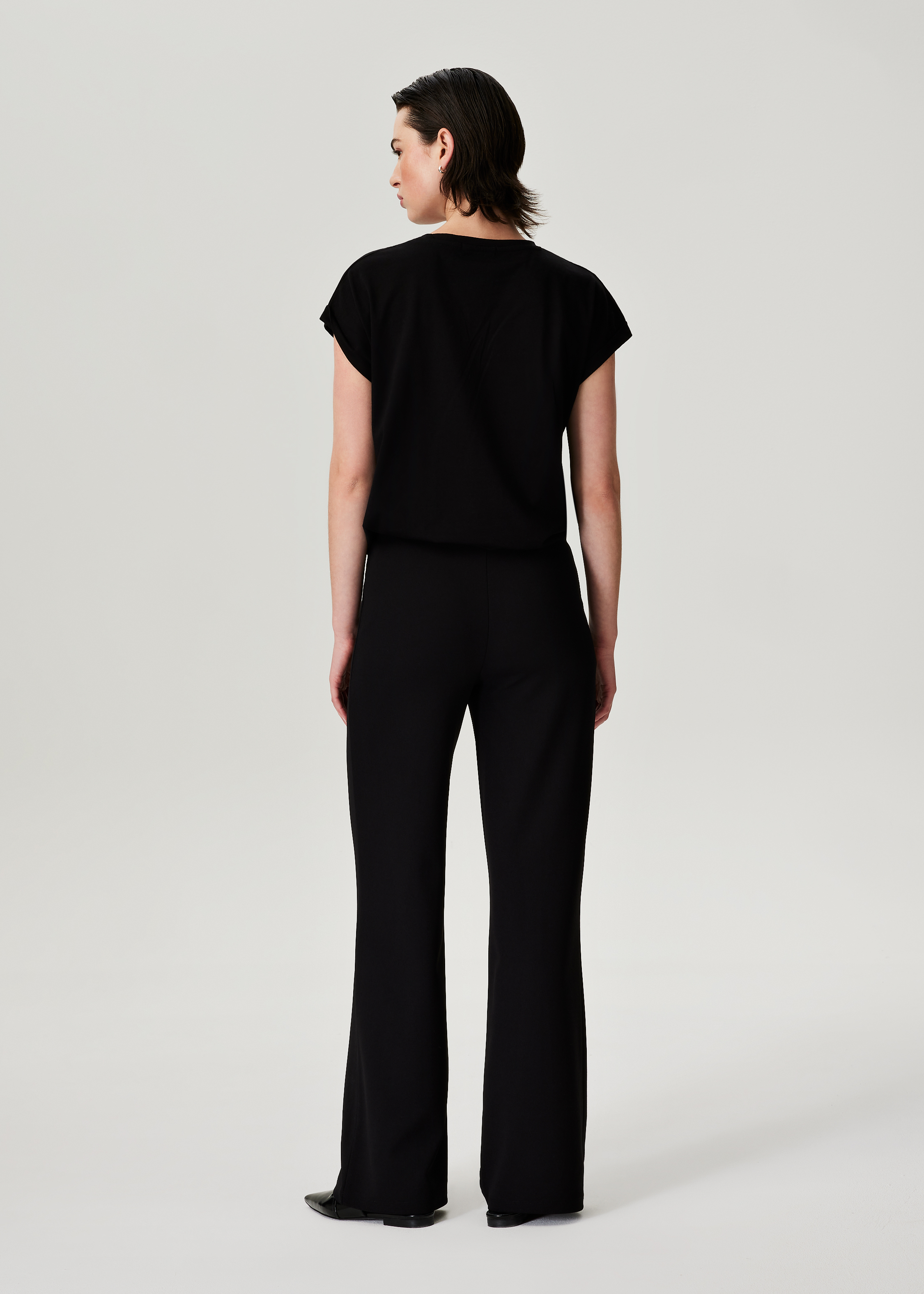 Wijde broek met pintuck
