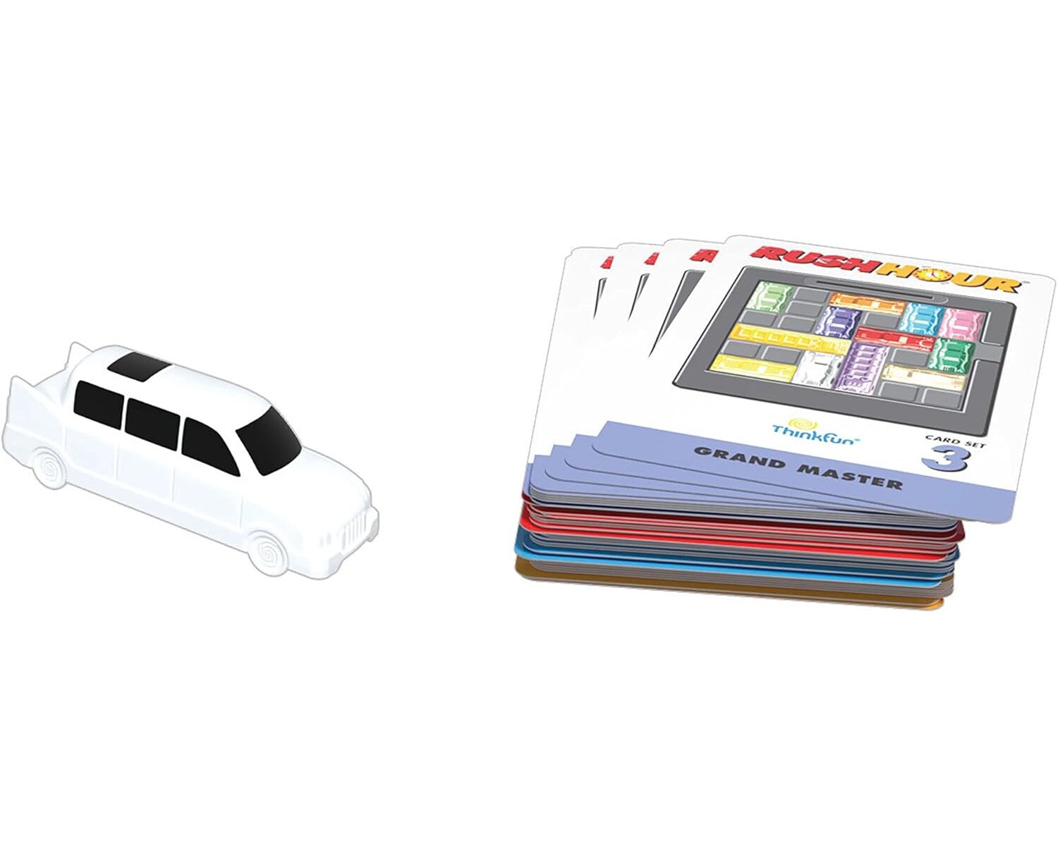 ThinkFun 76452 - Spiele-Erweiterung - Rush Hour 3 Add-on pack Erweiterung 40 neue Aufgaben