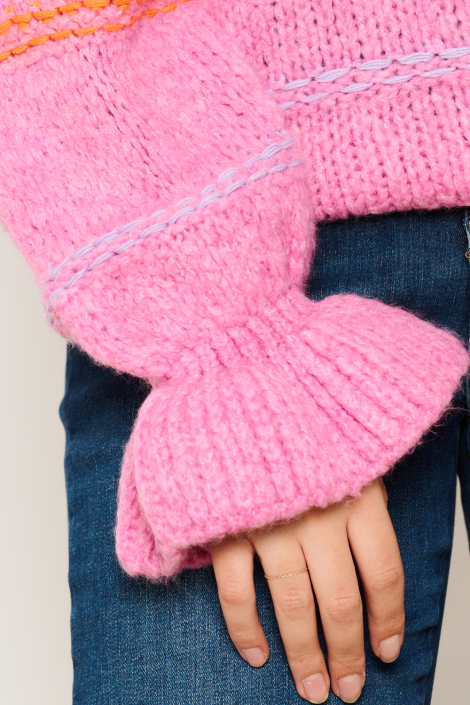 LolaLiza roze dames trui