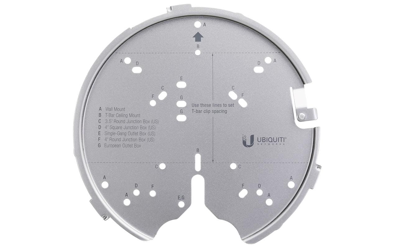 Montagekit UAP-AC-PRO/HD/SHDMontageplatte für Ubiquiti Access Points