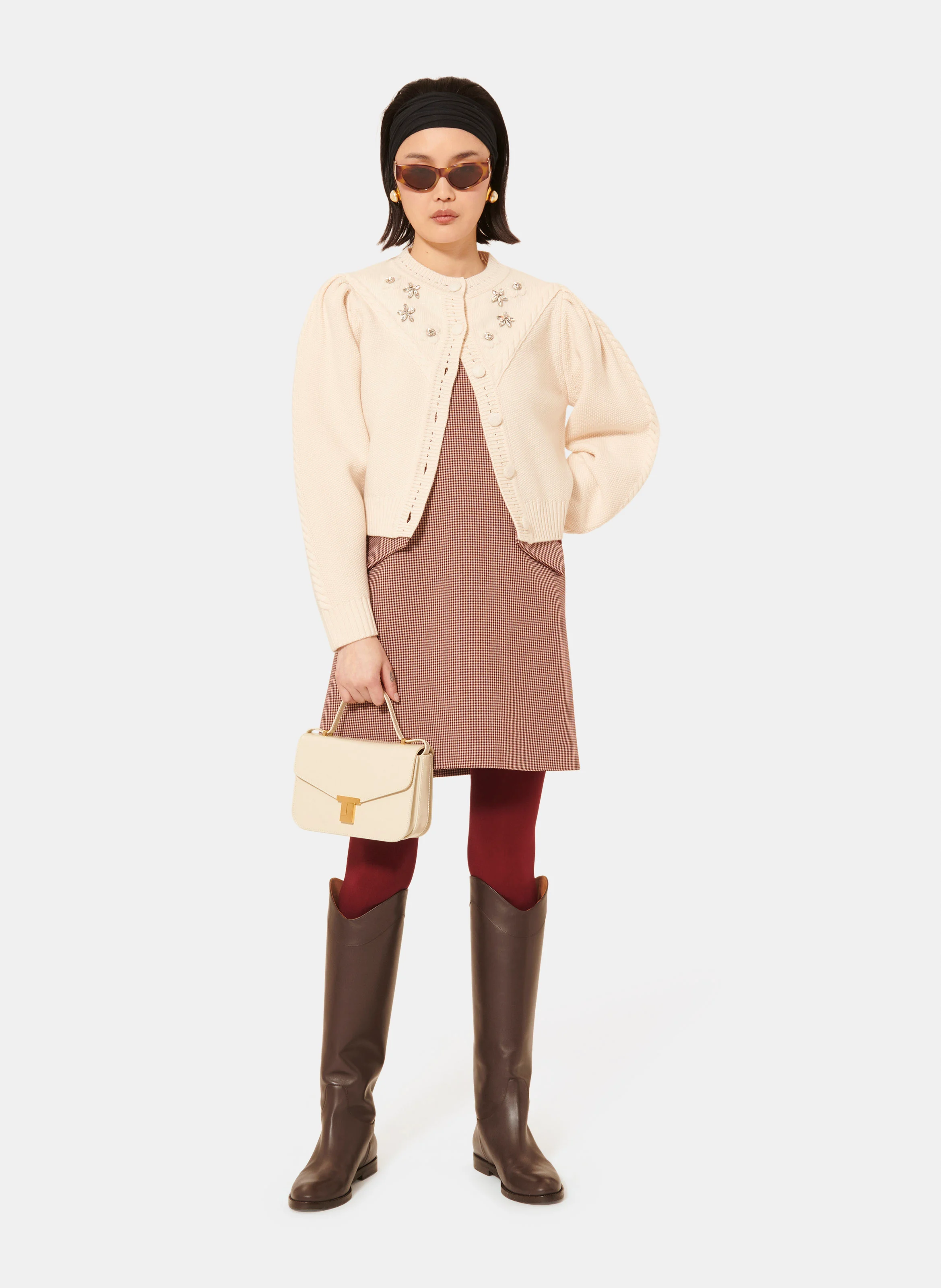GUSTAVE - Gilet court en laine| Beige