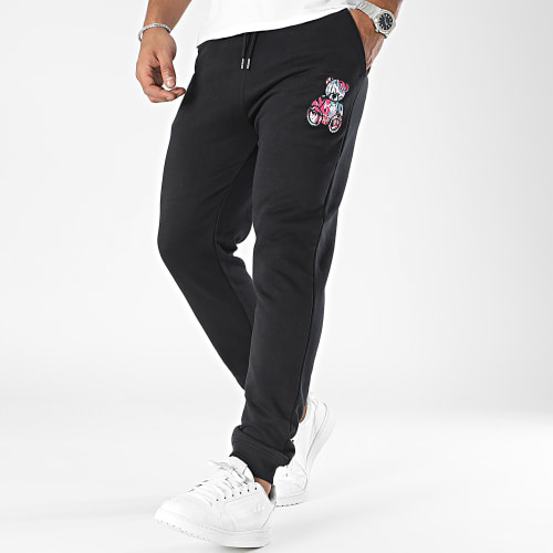 Pantalon Jogging Art Series Rose Noir