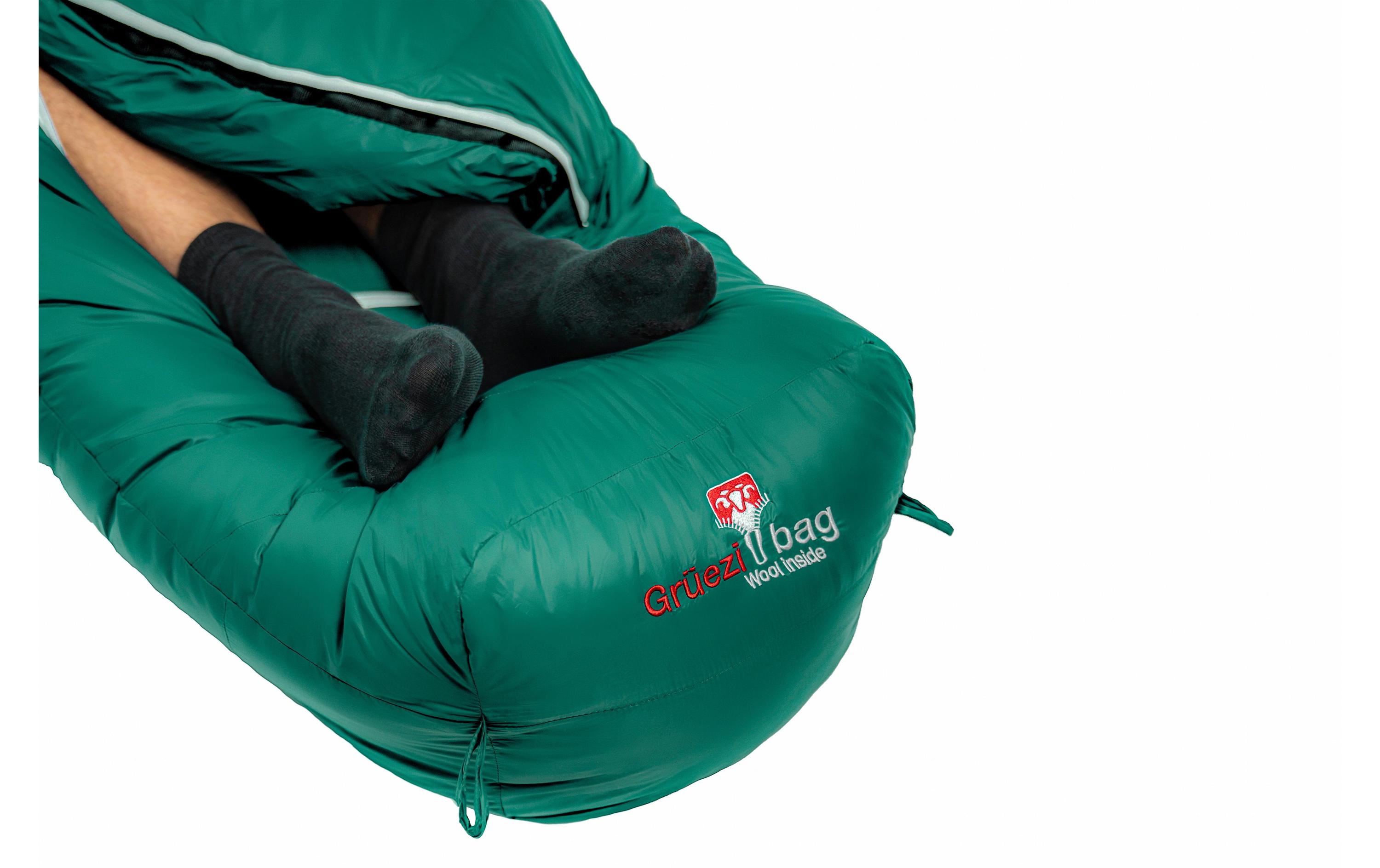 Schlafsack Biopod DownWool Subzero 200 Nylon, Pine Green<br>3-Saisonschlafsack
