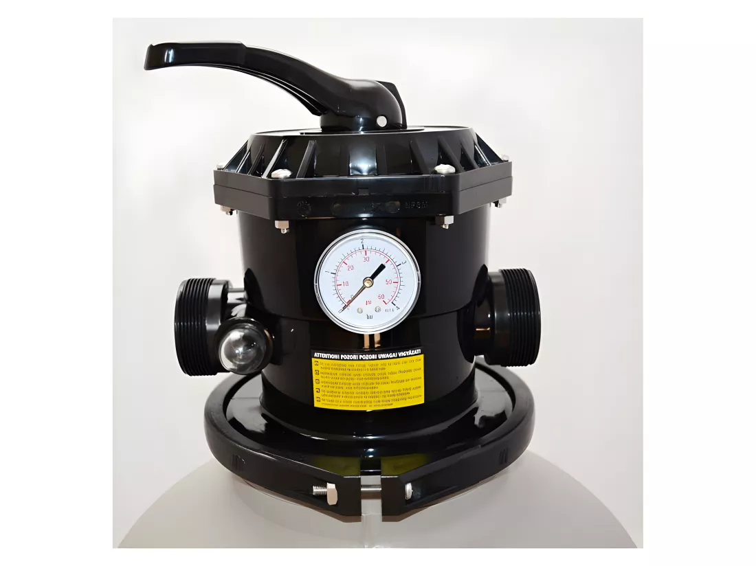 Hecht 302016 Système de filtre à sable de piscine débit max.14,4 m3/h 550 W Capacité de sable 45kg