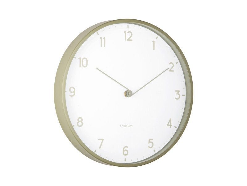 Wall Clock Sencillez KA6057GR Tea green