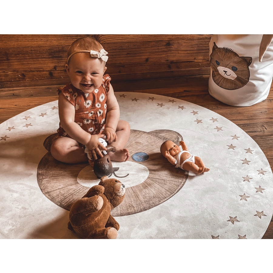 gugu the hero Spielmatte aus Naturkautschuk Teddy Solo 118 cm