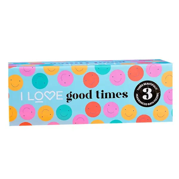 I LOVE Good Times Coffret 3 Bombes de Bain
