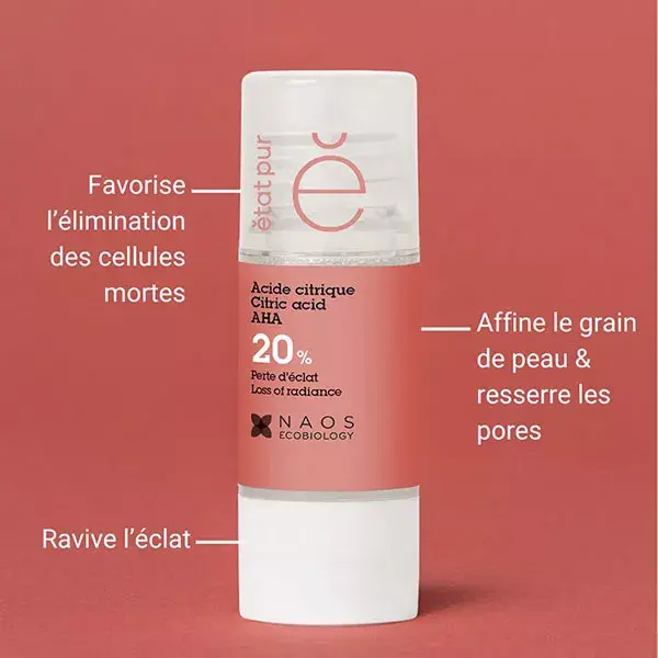 État Pur Actif Pur Acide Citrique AHA A60 15ml