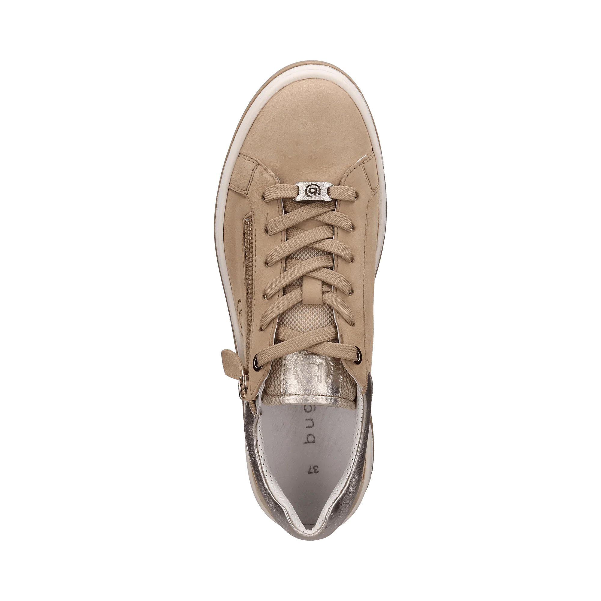 Leder Sneaker beige