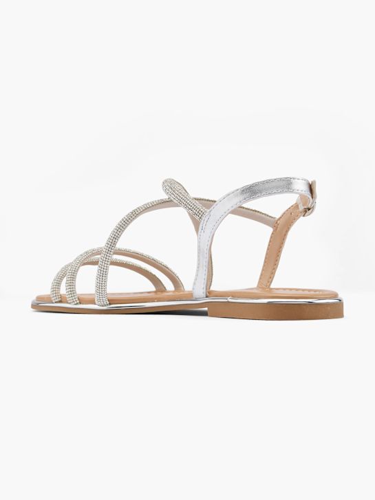 Catwalk Sandale Silber