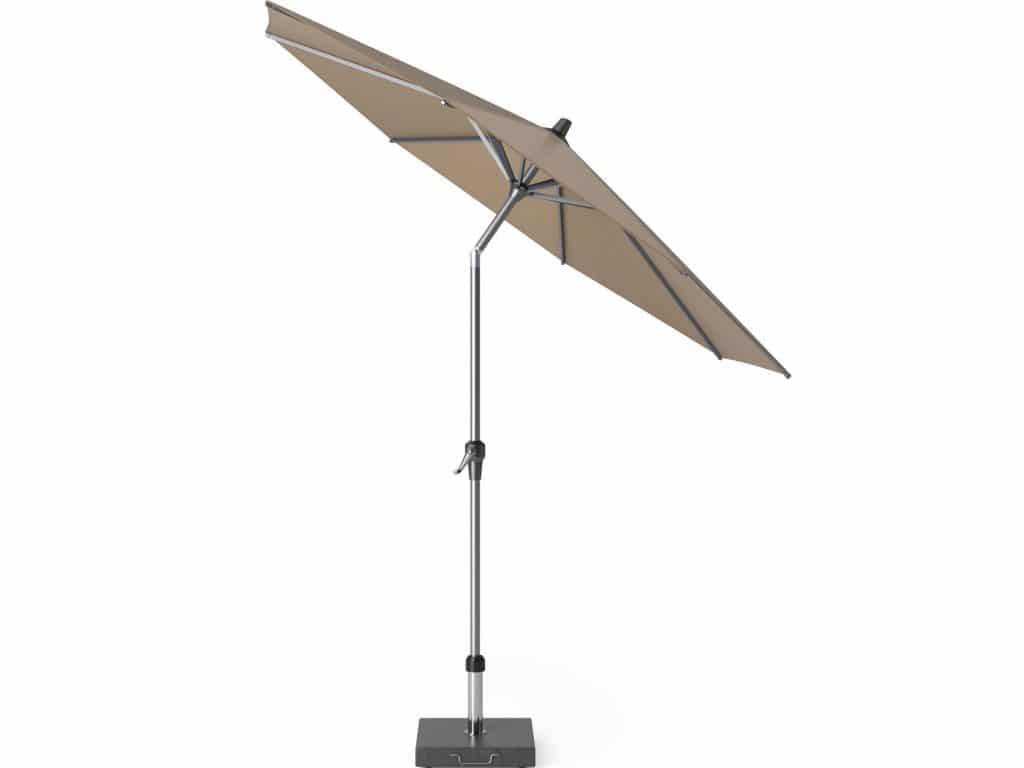 Platinum Riva parasol 250 cm rond taupe met kniksysteem