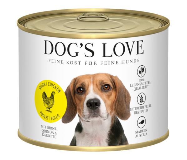 DOG'S LOVE Nassfutter für Hunde Adult, 6 x
