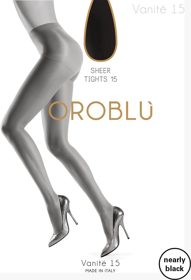 zwarte oroblu panty's vanite 15