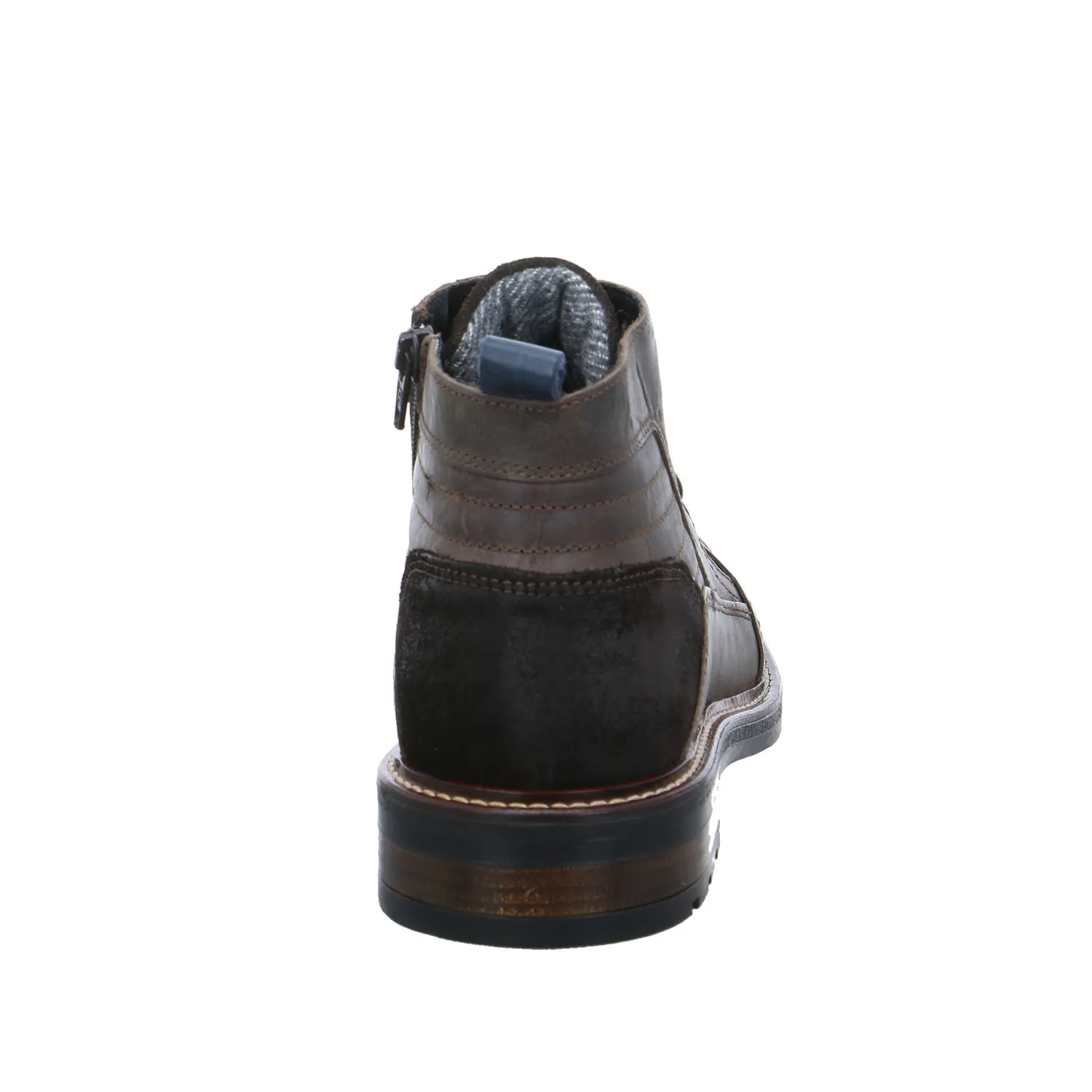 FERNANDO STRAPPA Boots Braun Leder
