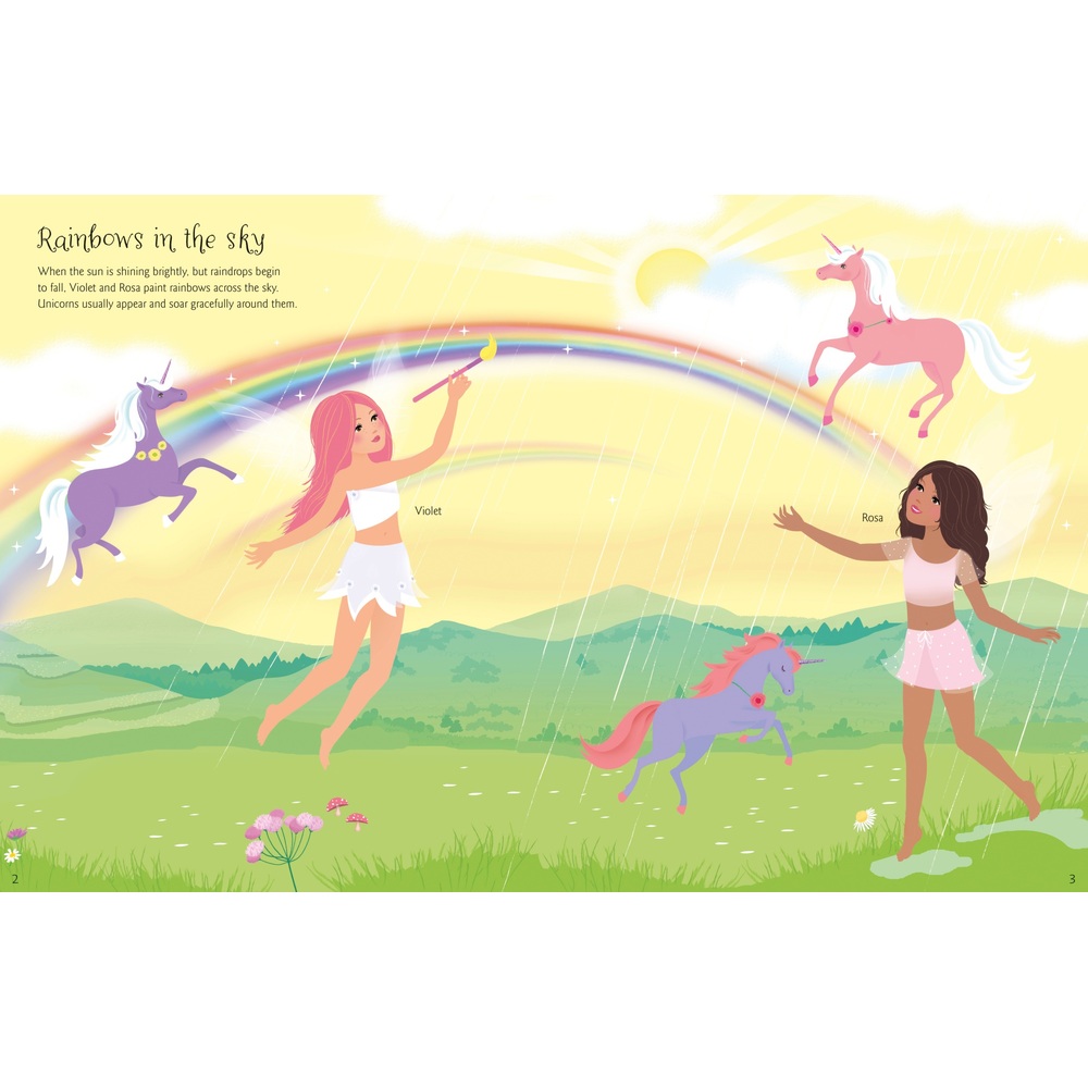 Usborne-Aktivitäten: Sticker Dolly Anziehbuch für Einhörner