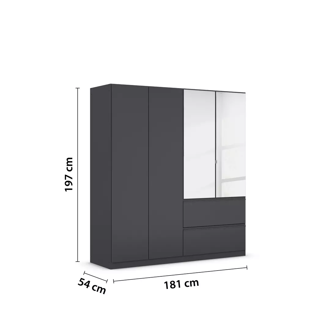 Kleiderschrank Costa 181 x 197 cm