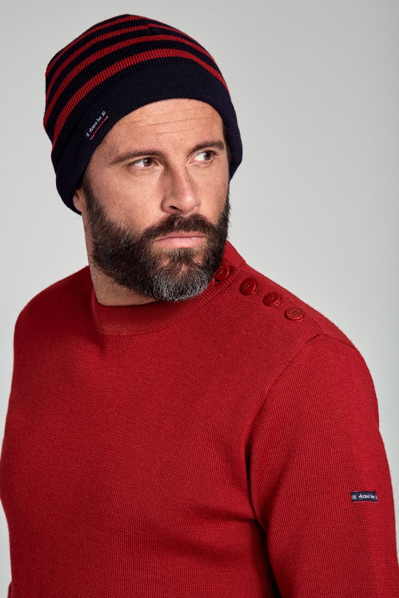 Bonnet rayé 