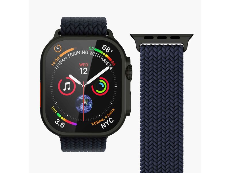 Vonmählen Armband Woven Loop Apple Watch 40/41/42 mm Navy B Armband für Apple Watch 40/41/42 mm