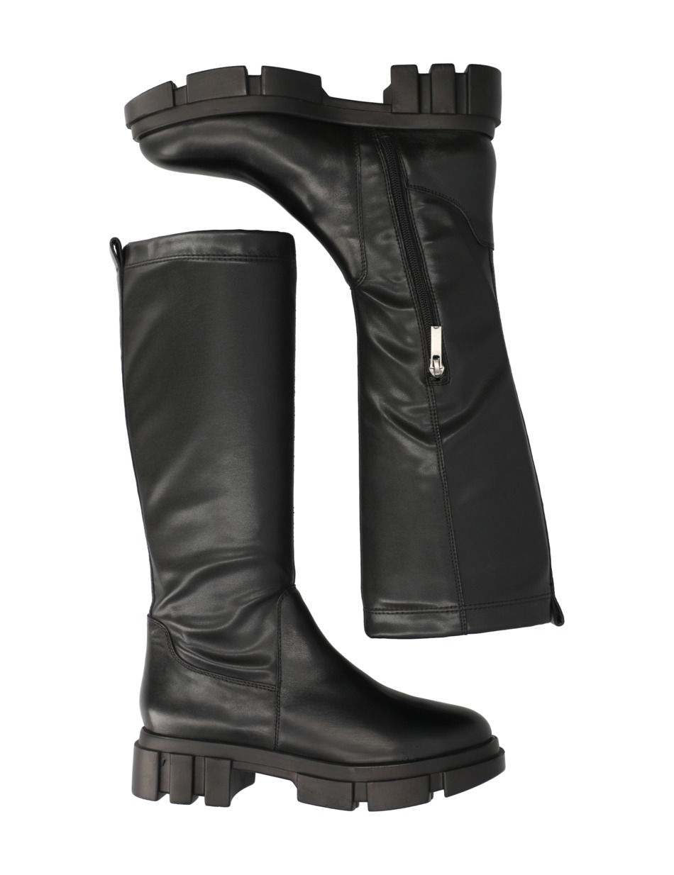 Lederkombination Stiefel