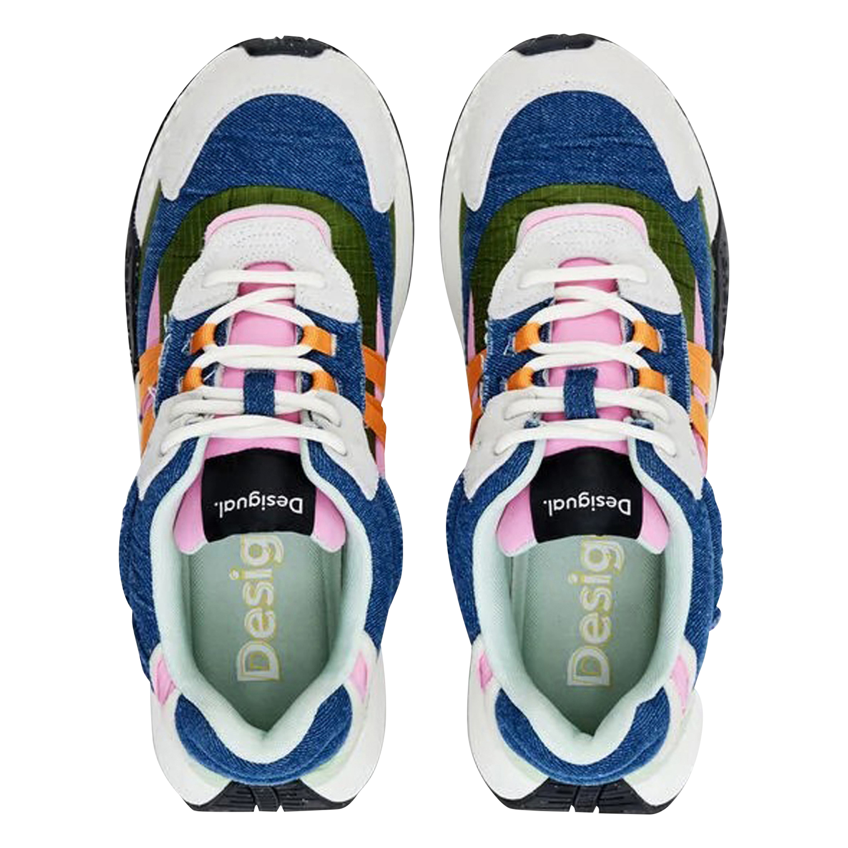 Baskets basses de jogging | Multicolore