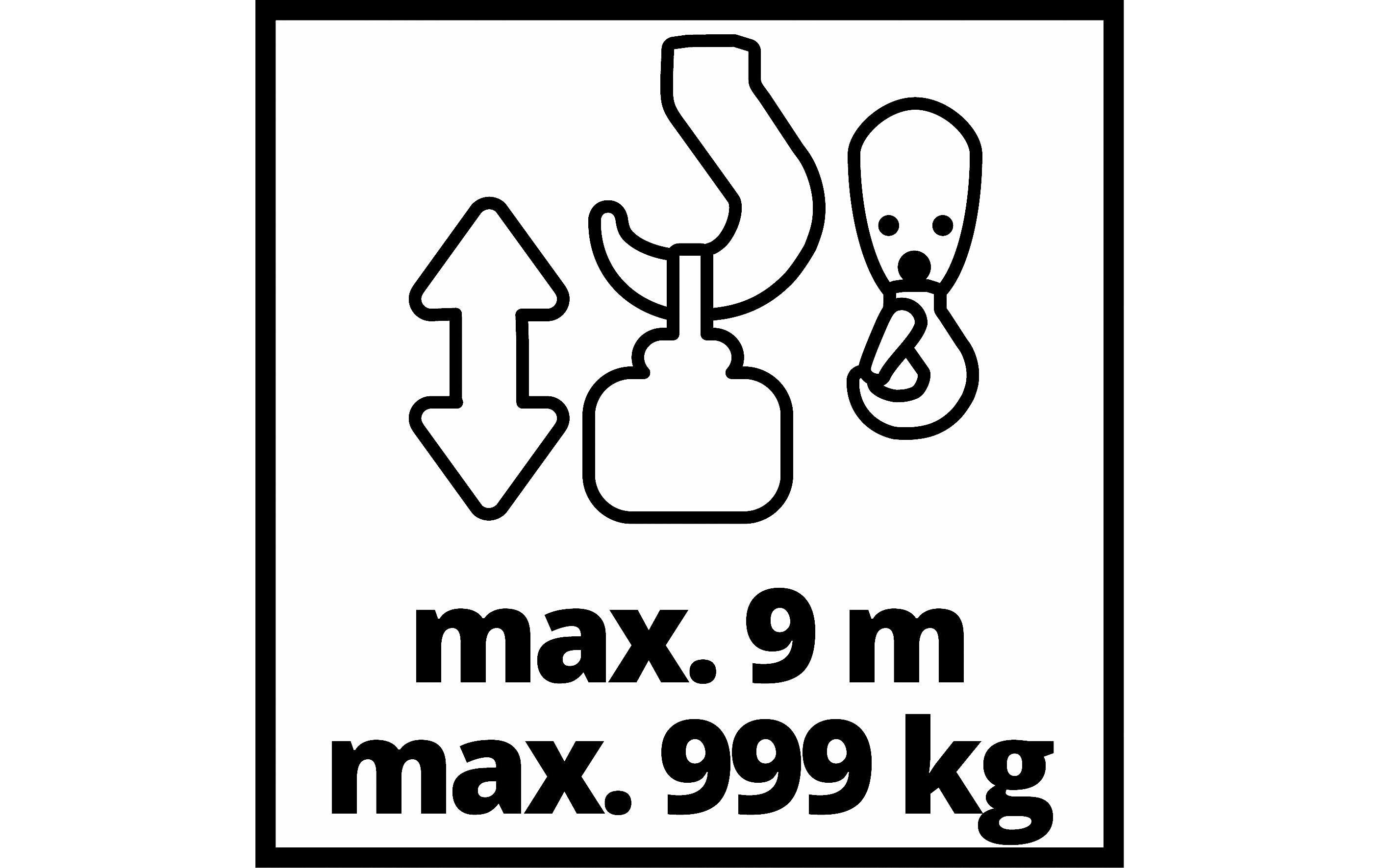Seilhebezug TC-EH 1000, 1000 kg<br>Ermöglicht bequemes und schonendes Heben schwerer Lasten per Knopfdruck