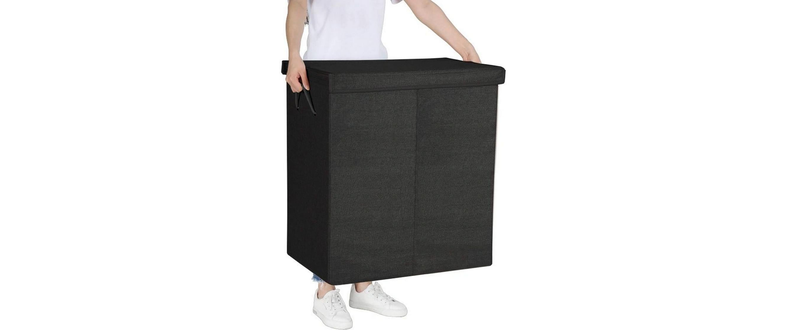 Wäschekorb 20 l, SchwarzWaschesammler