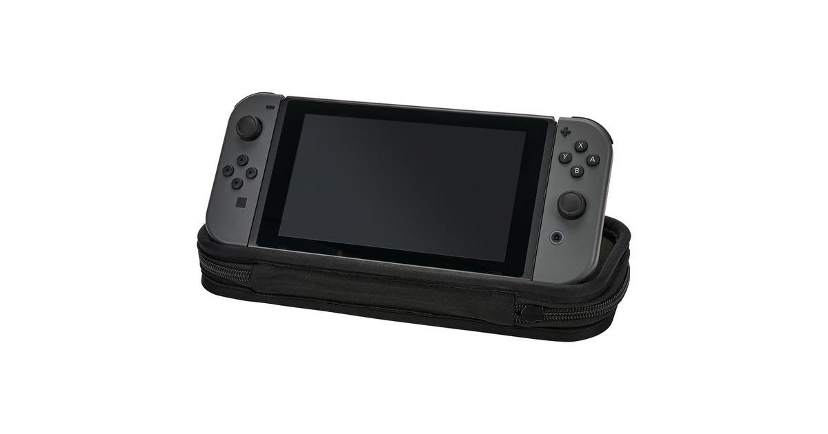 PowerASlim Case for Nintendo Switch - OLED Model, Nintendo Switch or Nintendo Switch Lite – Charcoal tas  (Antraciet)