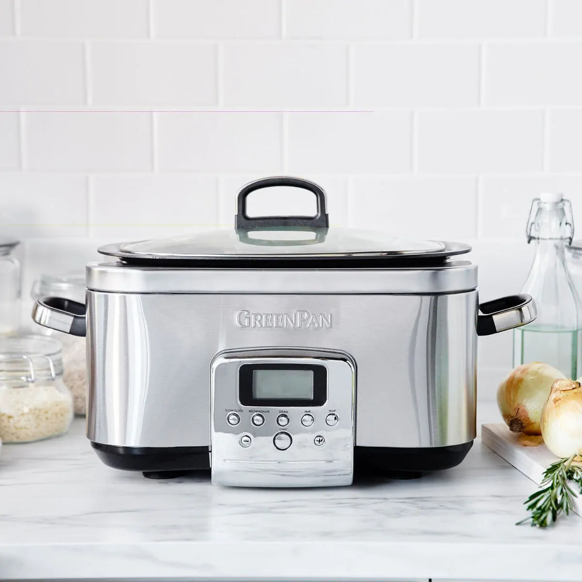 Greenpan Electricals Slow cooker 6L - Stainless Steel