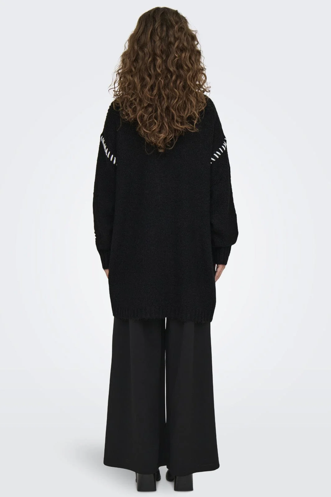 JDY Jdyzoey Life L/S Stitch Cardigan Knt 4743024 black w birch stitch