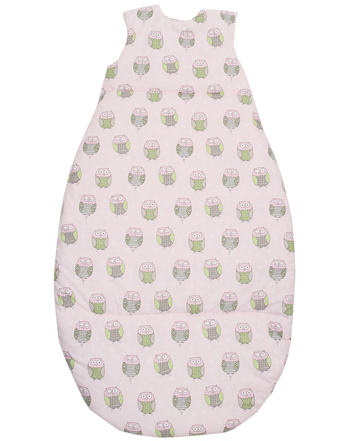 Schlafsack WOHLFÜHLFASER EULE in rosa