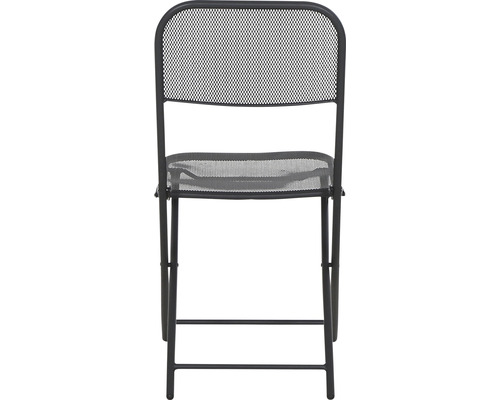Siena Garden 2-zits balkonset bestaande uit: tafel, 2 stoelen, antraciet aluminium, opvouwbaar