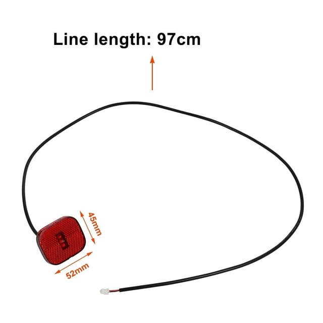 Baglygte LED-lampe til Xiaomi 4 Go Scooter