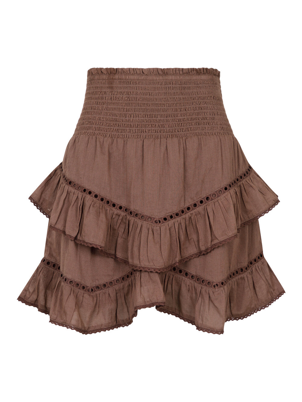 Neo Noir  Ricki S Voile nederdel - lysebrun