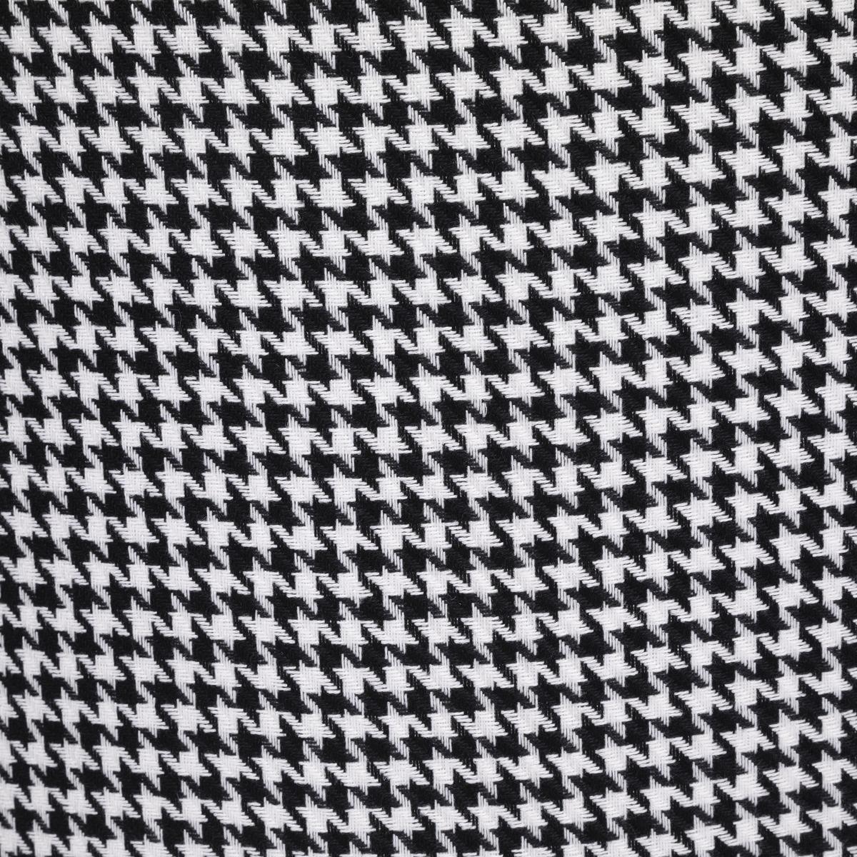 CHAISE PIED NOIR VELOURS SLANO NOIR BLANC