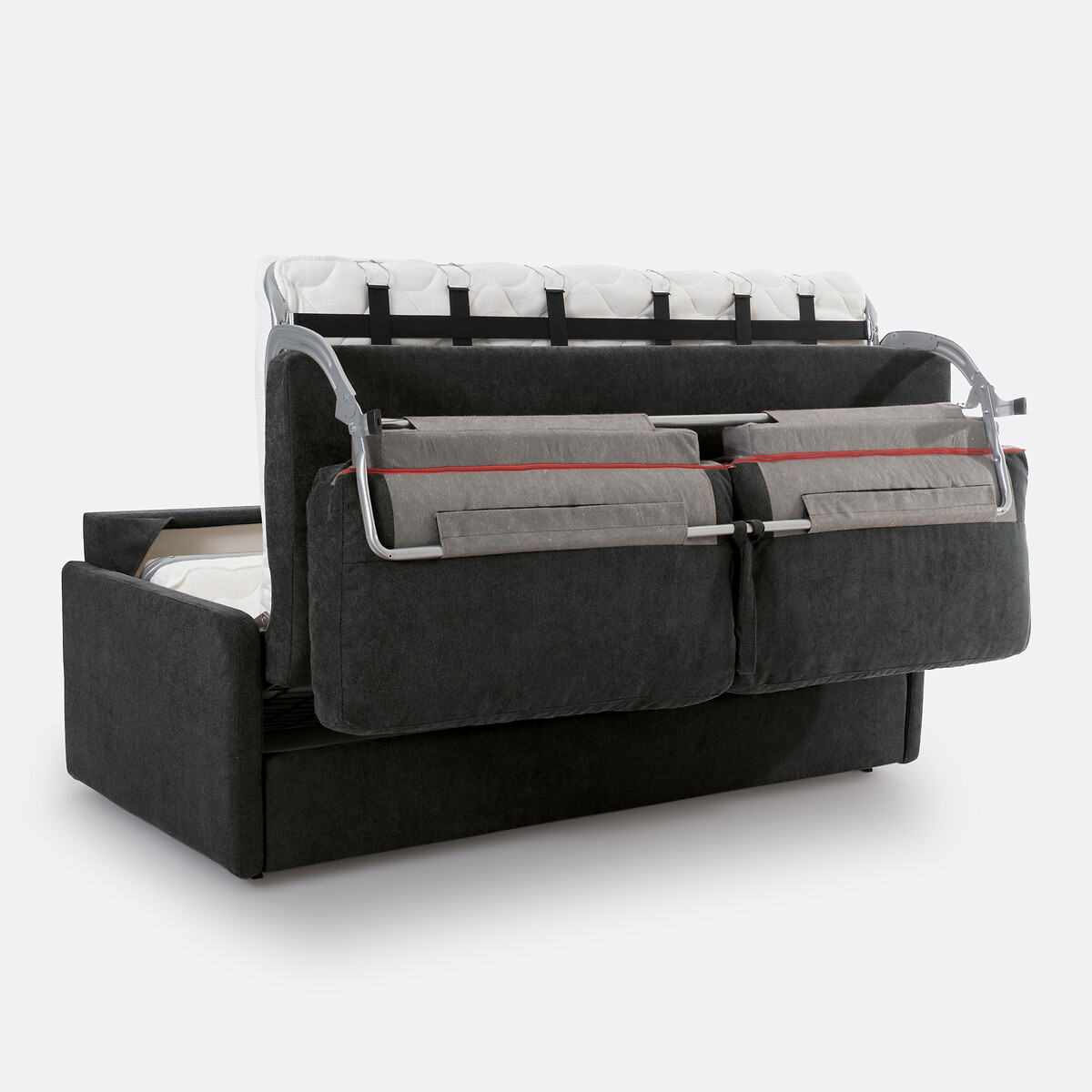 LA REDOUTE INTERIORS<br>Sofá-cama, tecido texturizado, espuma Marta