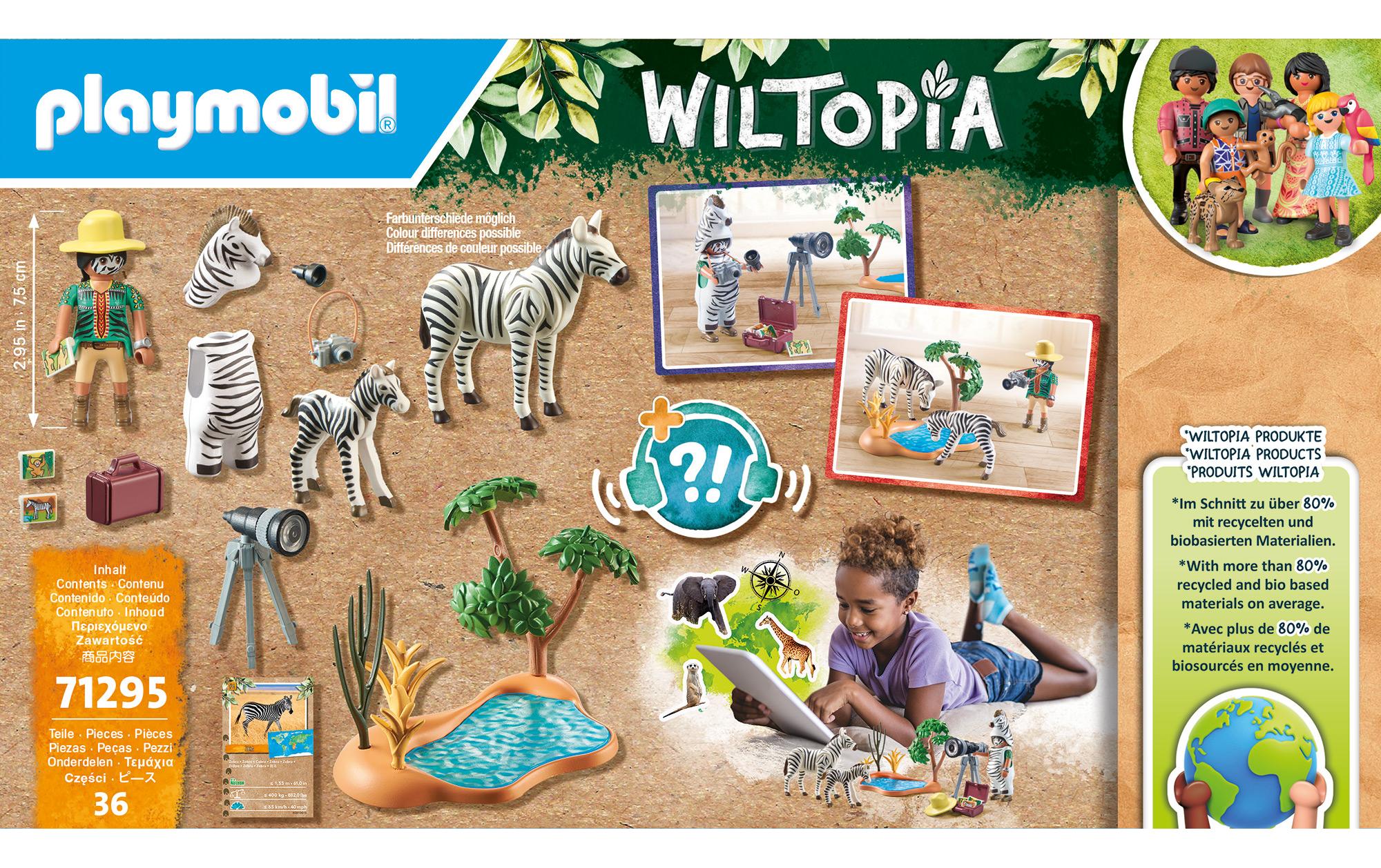 Wiltopia Unterwegs mit der Tierfotografin 71295Nachhaltiges Spielset
