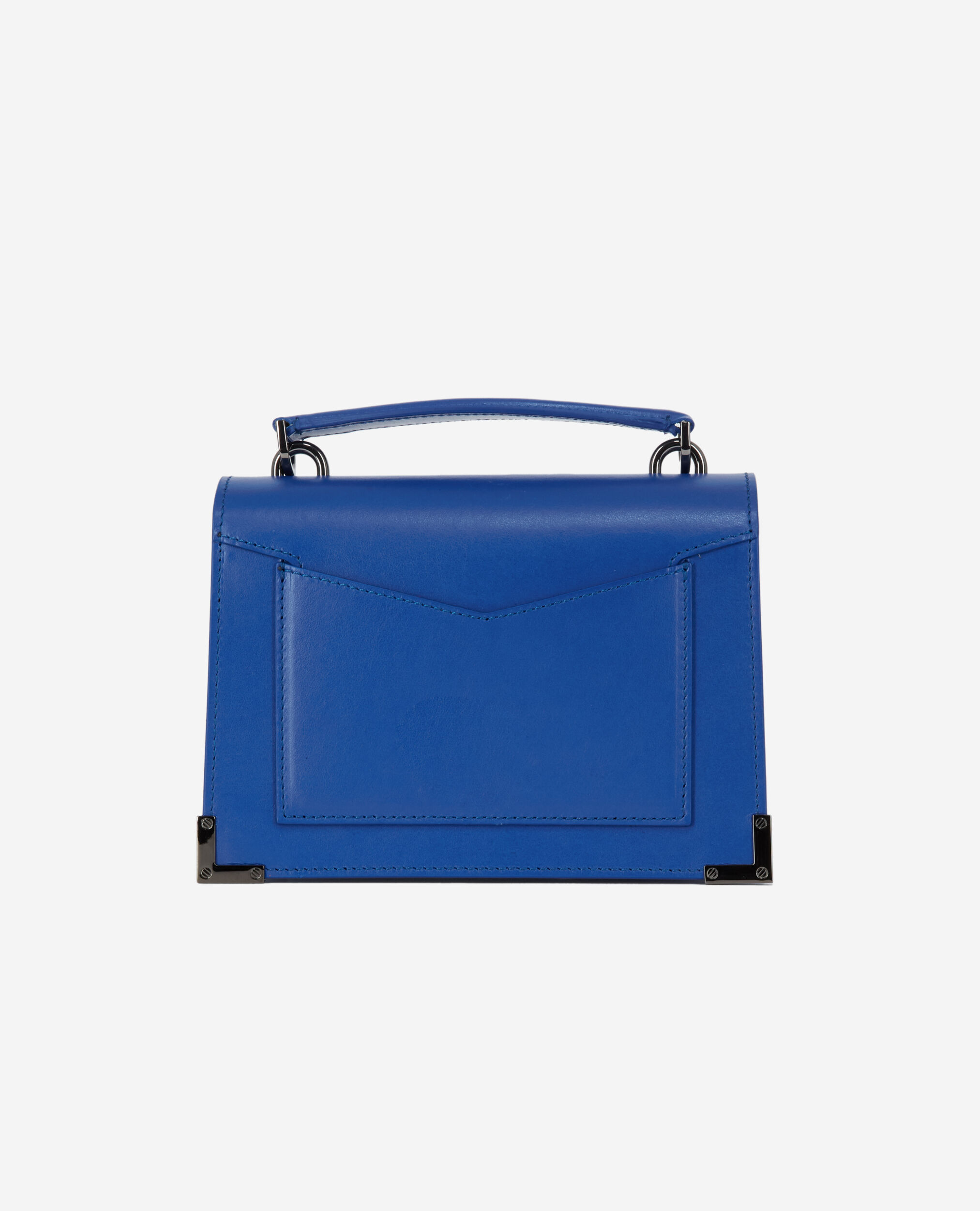 Sac Emily small en cuir bleu