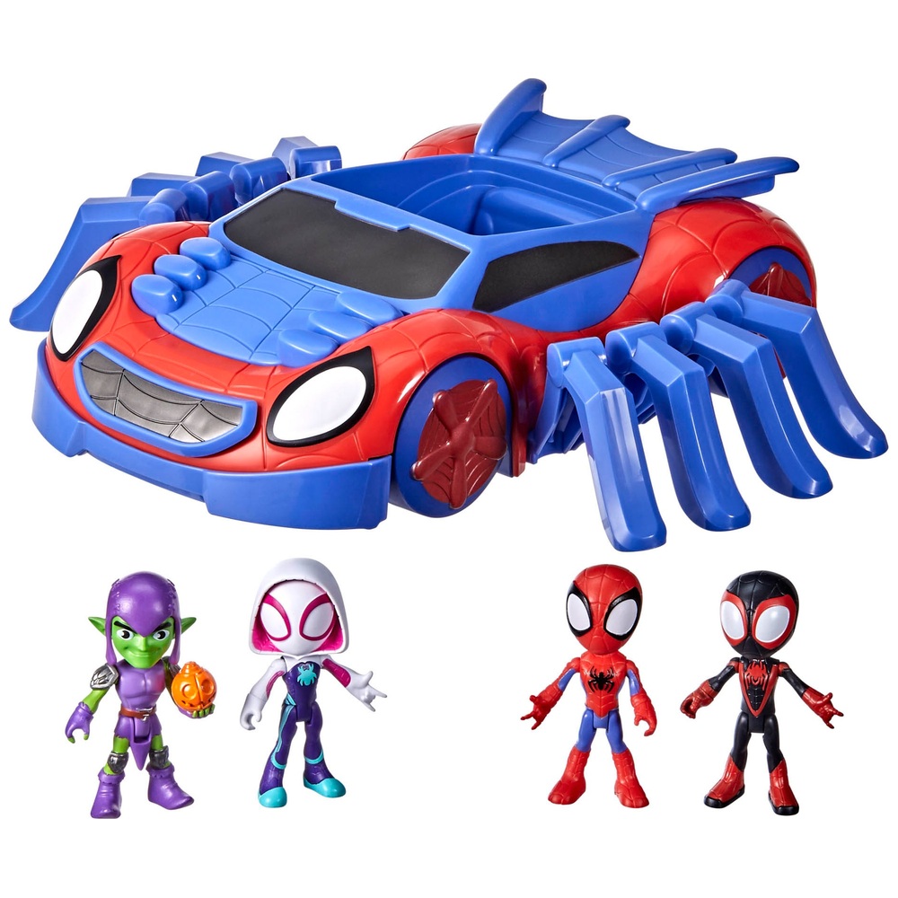 Marvels Spidey und seine fantastischen Freunde: Netzschwinger-Crew & Fahrzeug