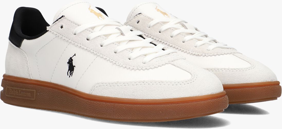 witte polo ralph lauren lage sneakers bedford pp sneakers low top lace d