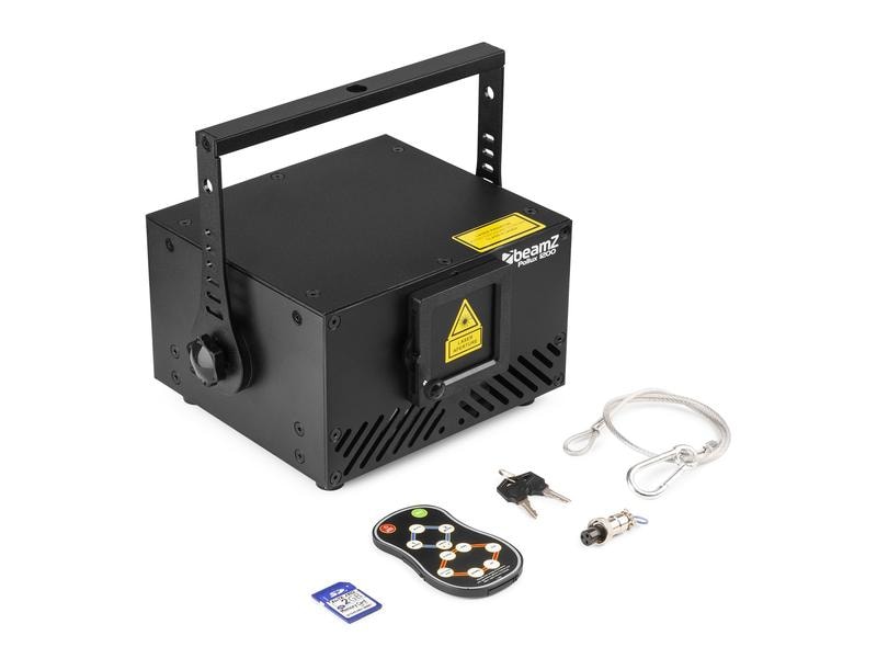 BeamZ Laser Pollux 1200 DMX-Super-Animationslaser mit über hundert integrierten Effekten