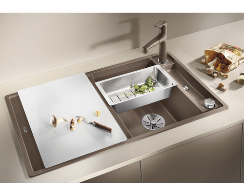 Blanco AXIA III 5 S spoelbak 915 x 510 mm cafékleur zonder multifunctionele bak 523224