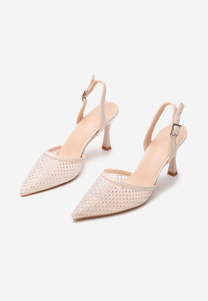 Chaussures à talon fin beige Kristyn