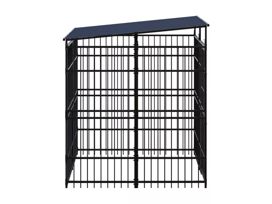 Chenil cage enclos pac noire 192 x 192 x 200 cm 02_0041758