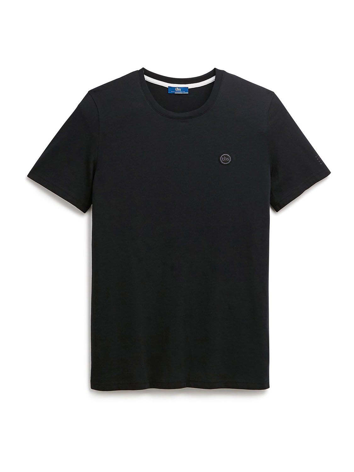 Tee-Shirt Homme Col V Coton Biologique Noir