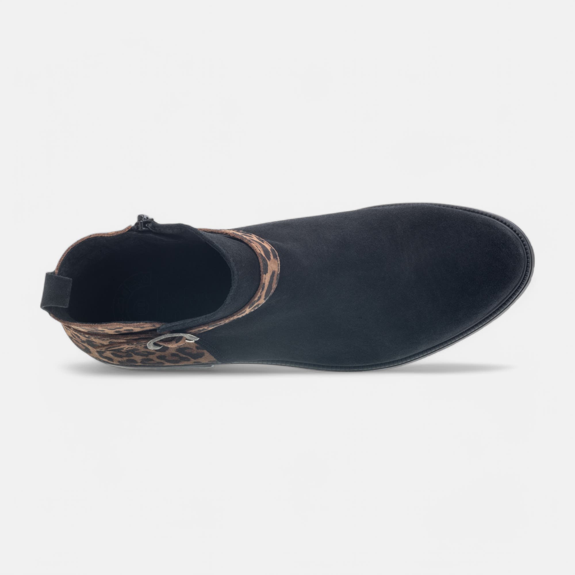 Bottines Femme en cuir noir