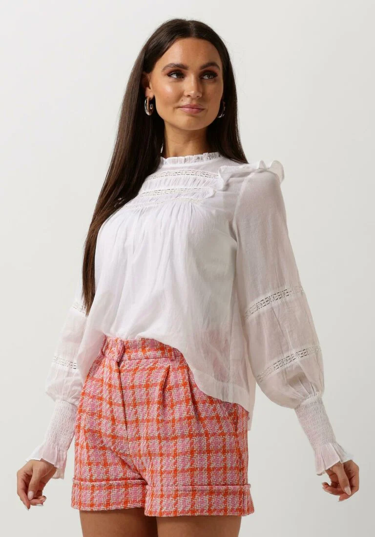 NOTRE-V witte notre-v blouse voile blouse