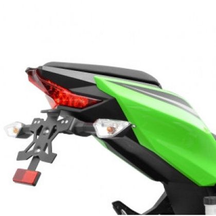 Support de plaque Top Block KAWASAKI - Noir