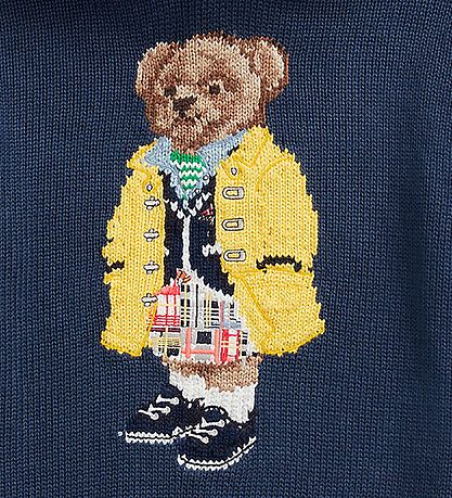 Polo Ralph Lauren H?ttetr?je - Strik - Watch Hill - Blå m. Bamse