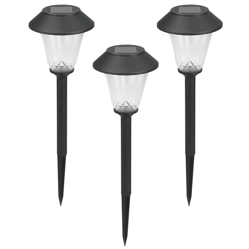 Solar Tuinlamp - St. Tropez - 3 stuks - 5 Lumen