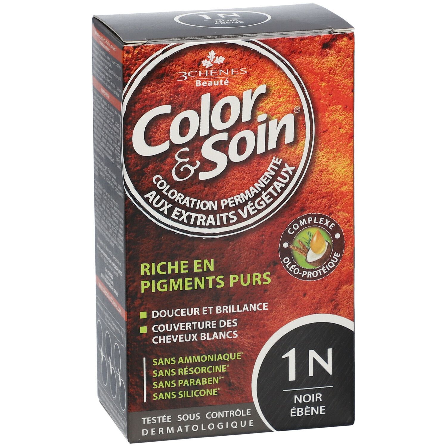 Les 3 Chênes Color & Soin Coloration 1N Ebenholzschwarz